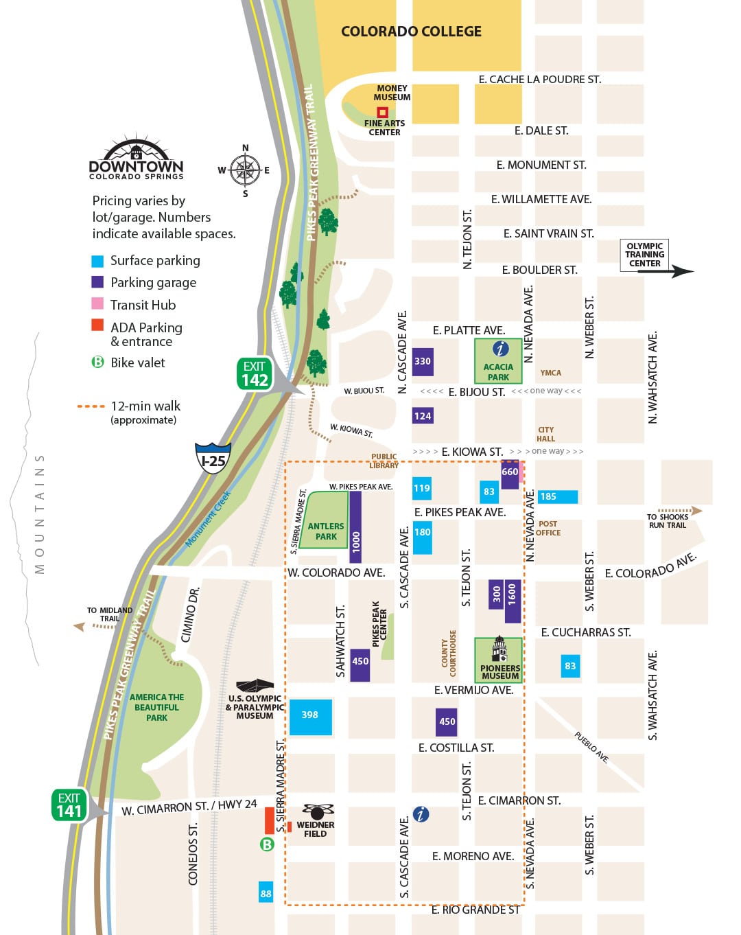 Parking map
