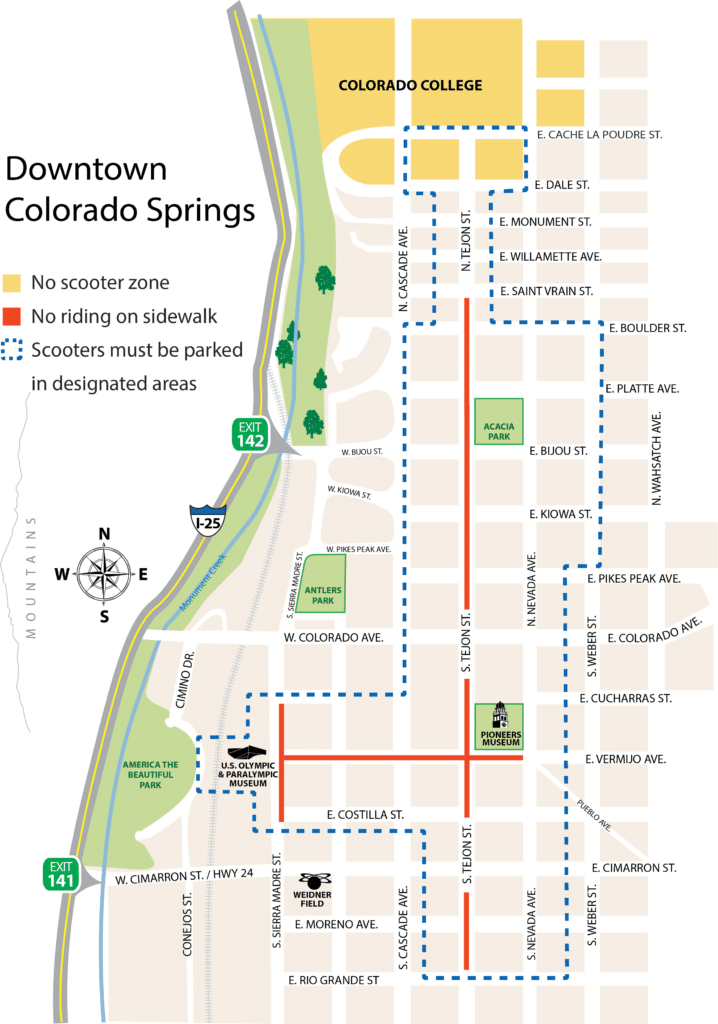 Downtown Scooter Zones