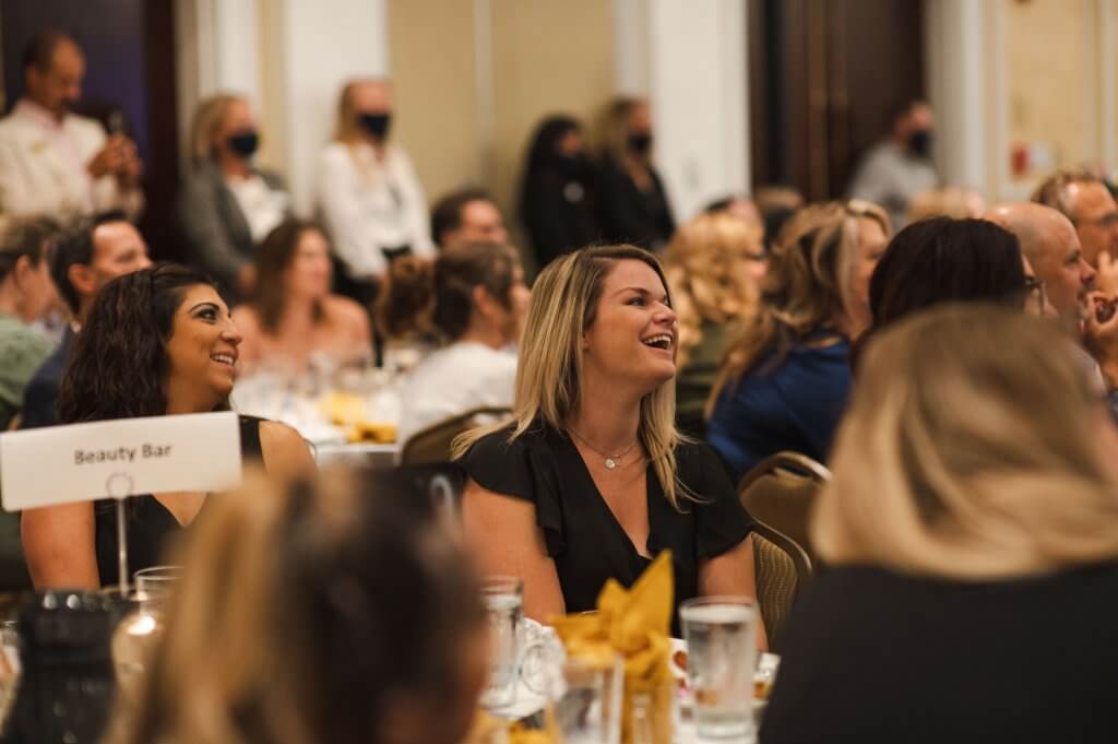 people laughing