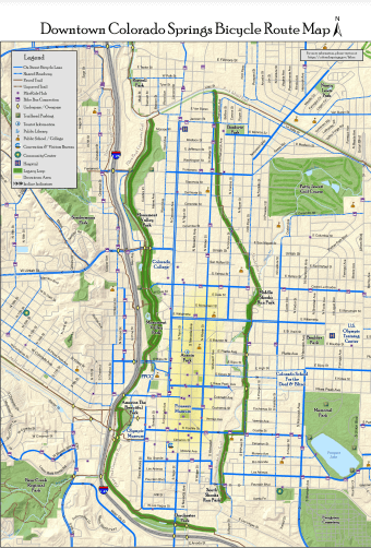 Biking map