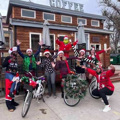 Go Elf Yourself Art ride with PikeRide