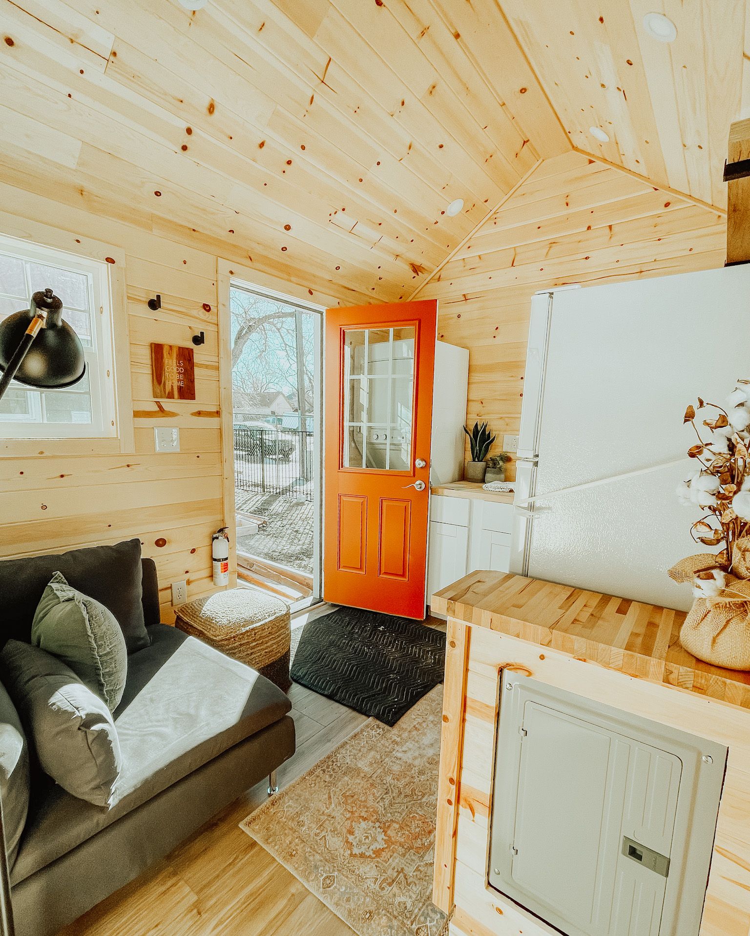 Working Fusion tiny home village* presenting W. Fountain Boulevard & S. Sierra Madre Street
